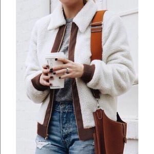 plush faux fur jacket